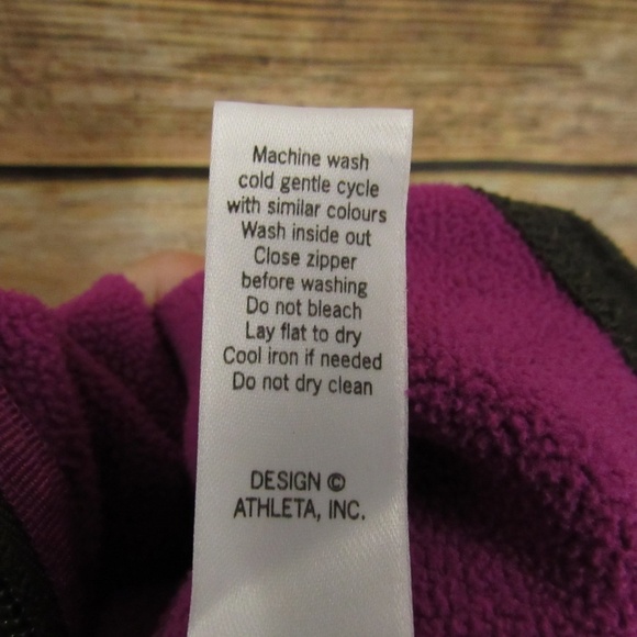 Athleta Brown/Black Front Zip Hoodie Jacket S - Picture 15 of 16